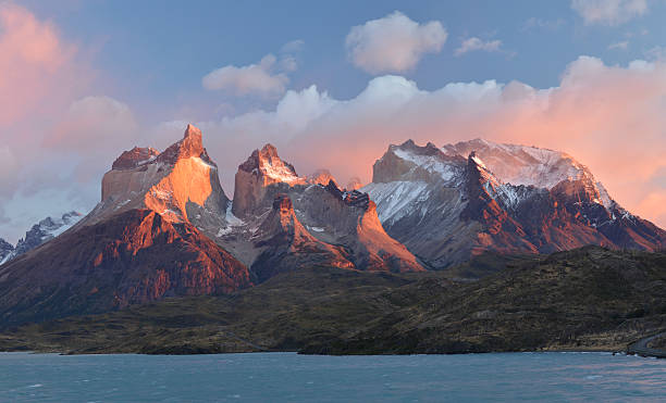 A stunning view of the rugged peaks of the South American Andes